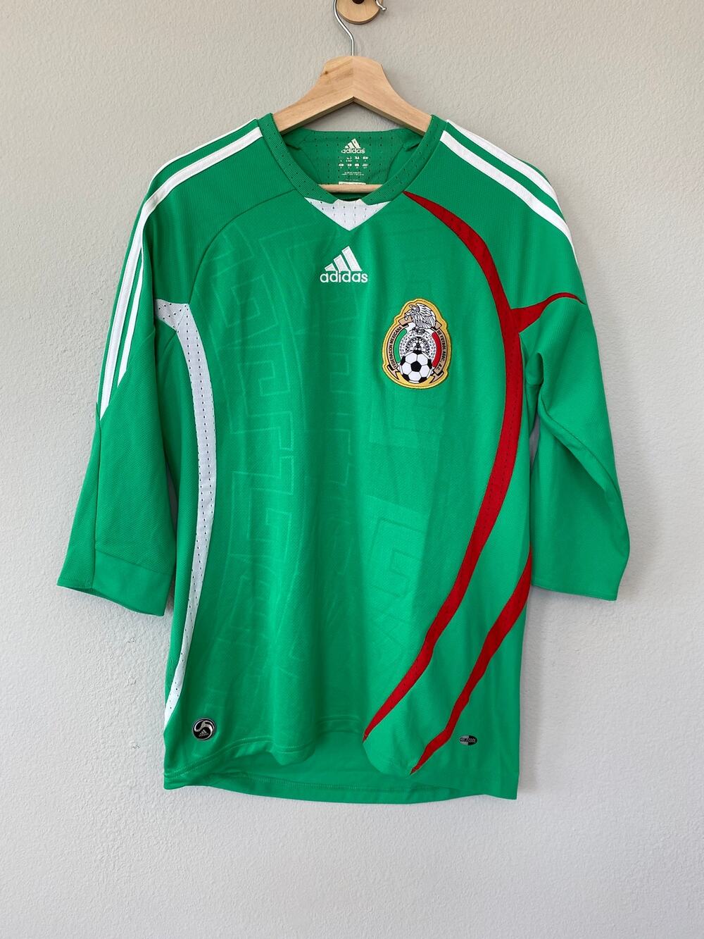 Official Adidas Mexico 2009/10 FORMOTION Player Issue Home Soccer Jersey Green S